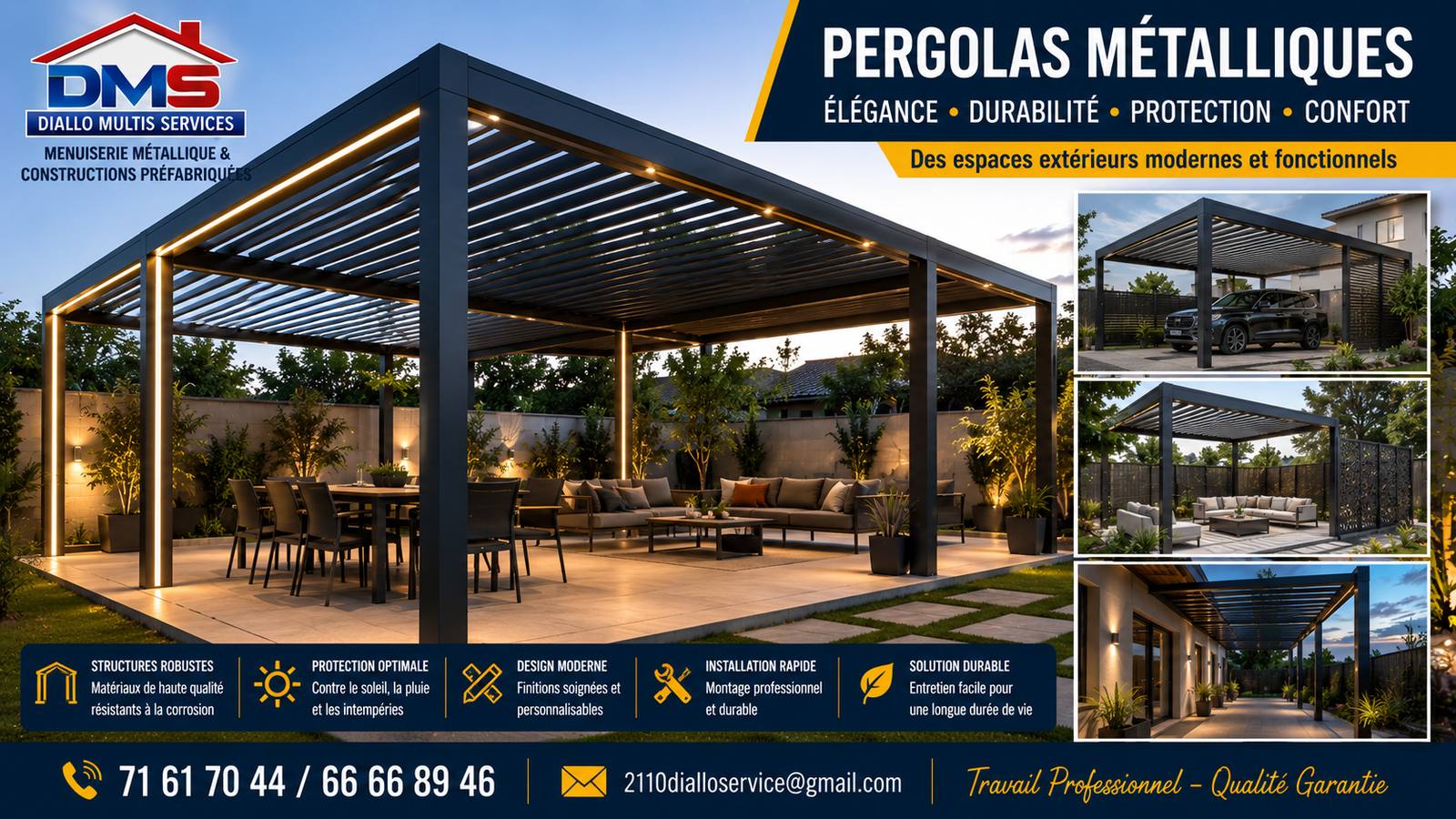Pergolas Métalliques